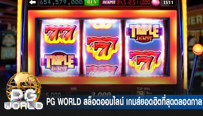 สล็อตออนไลน์ เกมส์ยอดฮิตที่สุดตลอดกาล