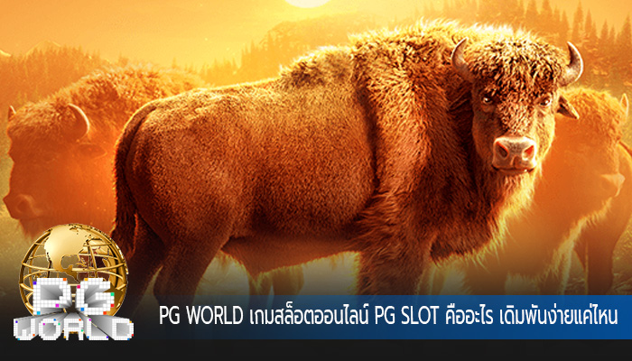 เกมสล็อตออนไลน์ PG SLOT คืออะไร เดิมพันง่ายแค่ไหน