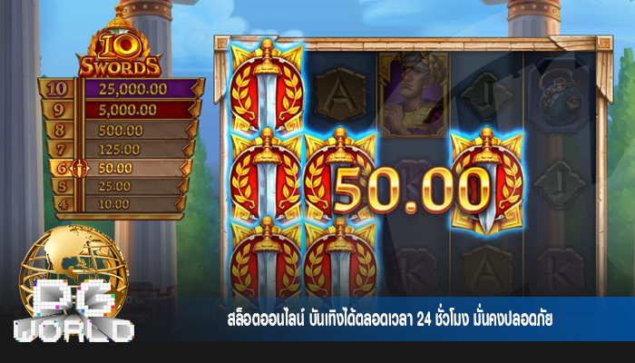 สล็อตออนไลน์ บันเทิงได้ตลอดเวลา 24 ชั่วโมง มั่นคงปลอดภัย