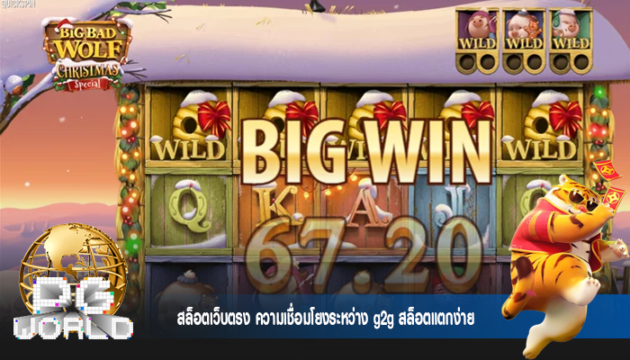 สล็อตเว็บตรง ความเชื่อมโยงระหว่าง g2g สล็อตแตกง่าย