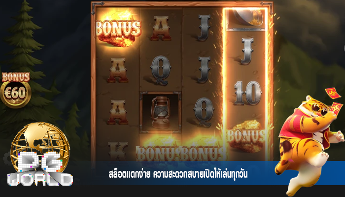 สล็อตแตกง่าย ความสะดวกสบายเปิดให้เล่นทุกวัน