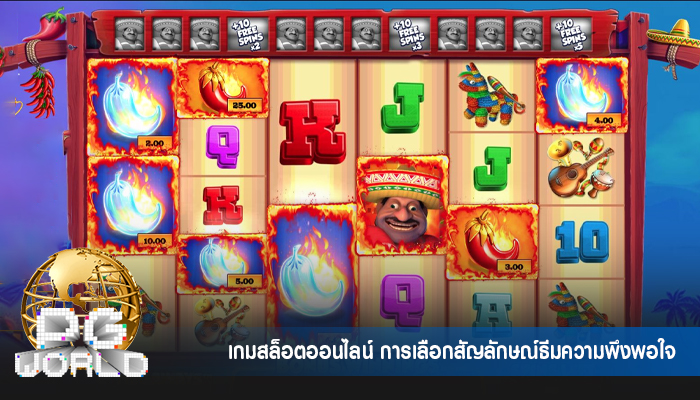 เกมสล็อตออนไลน์ การเลือกสัญลักษณ์ธีมความพึงพอใจ