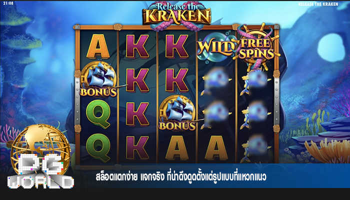 สล็อตแตกง่าย แจกจริง ที่น่าดึงดูดตั้งแต่รูปแบบที่แหวกแนว